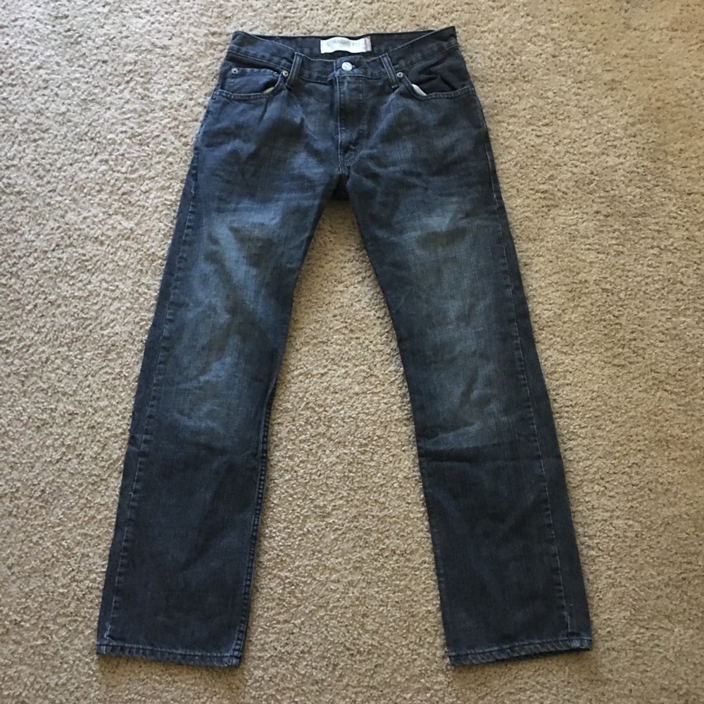 Levi’s 505 Black Jeans Size 30x30 Straight Fit